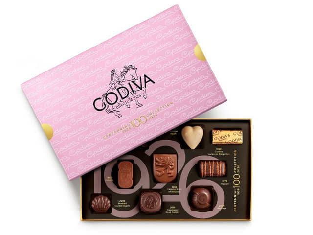 花店附加礼物 - Godiva 100周年巧克力礼盒 - AY0429A7 Photo