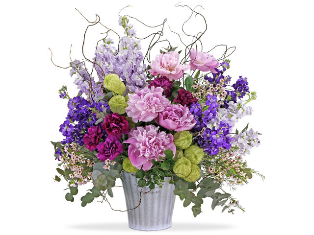 花店鲜花摆设 - 英式送礼枱花 ET08 - L76606197 Photo