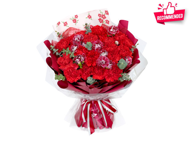 Florist Flower Bouquet - Mother's Day Carnation Flowers Bouquet GZ11 - MR0408A3 Photo