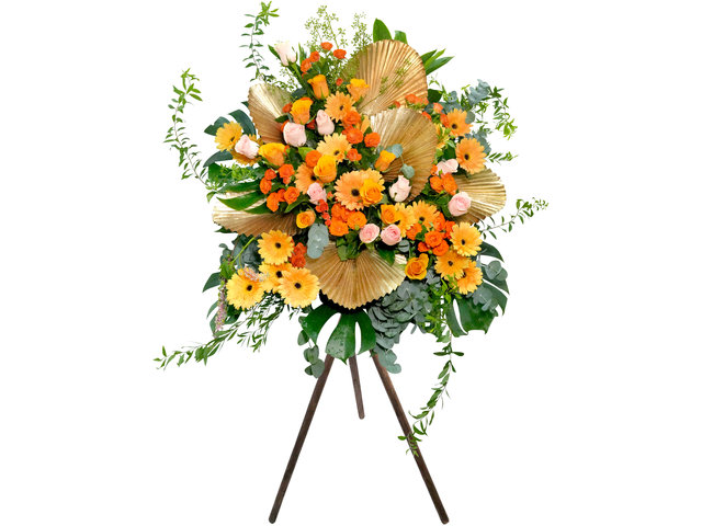 Flower Basket Stand - Congratulations Florist Stand MD60 - SD0825A5 Photo