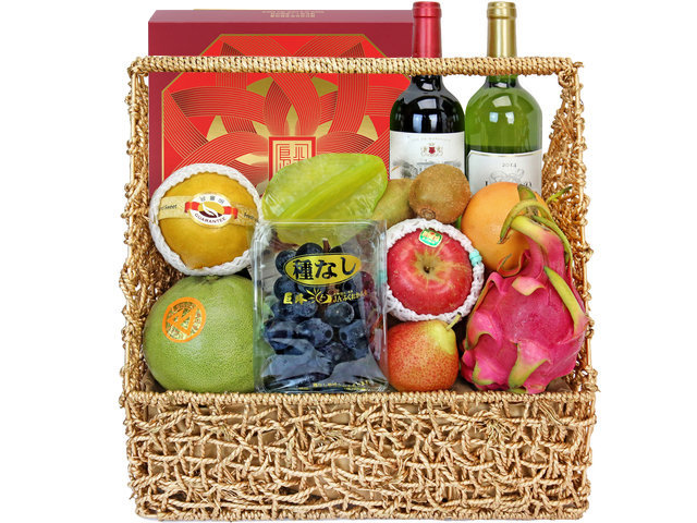 Fruit Basket - Mid Autumn Permium Food Fruit Hamper FH193 - MW0622A1 Photo