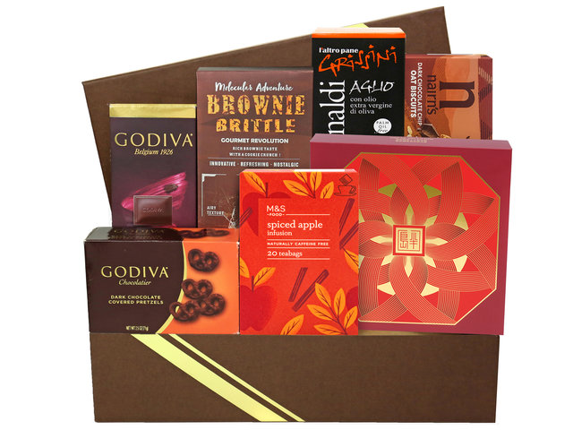 Mid-Autumn Gift Hamper - Mid Autumn Peninsula Moon Cake With Fancy Chocolate Gift Hamper FH121 - M30720A5 Photo