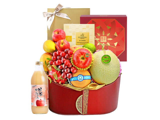 Mid-Autumn Gift Hamper - Mid Autumn Peninsula Moon Cake With Luxury Juice Fruit Hamper  FH115 - L139520 Photo