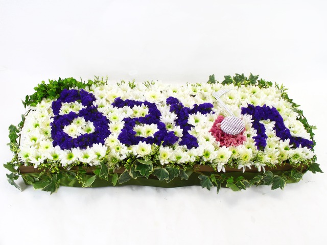 Order Flowers in Box - Customized Letter Mini-Garden - L20306 Photo