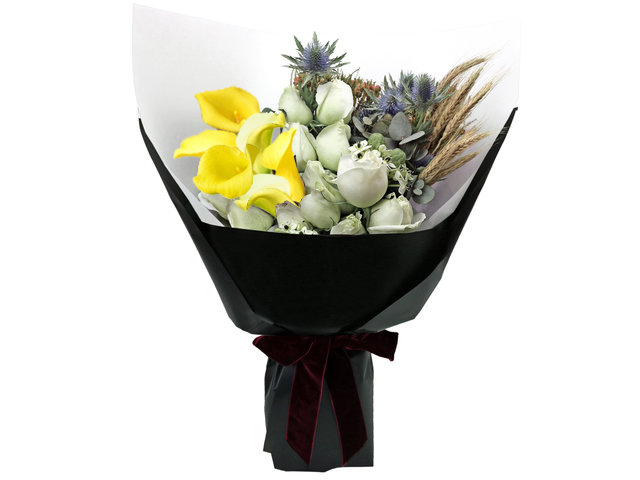Valentines Day Flower n Gift - France style rose florist bouquet RD14 - L76604381 Photo