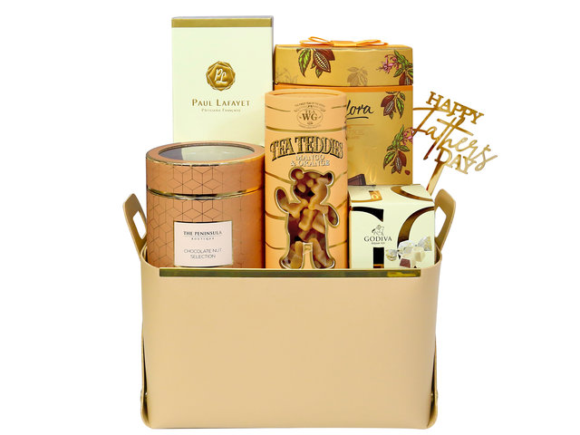 Wine n Food Hamper - Father's Day Luxury Chocolate Mini Gift Basket FH285 - VE0320B2 Photo
