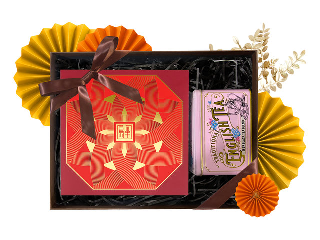 中秋果篮Hamper - 中国邮寄中秋节月饼礼物 B01 - MMC0716A1 Photo