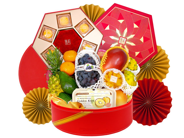 中秋果篮Hamper - 中秋半岛月饼辉煌果篮 FH209 - M30717A1 Photo