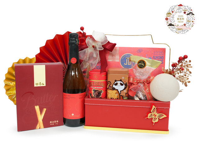 中秋果篮Hamper - 中秋送礼礼篮-月圆人团圆 25MAF06 - MH0729A3 Photo