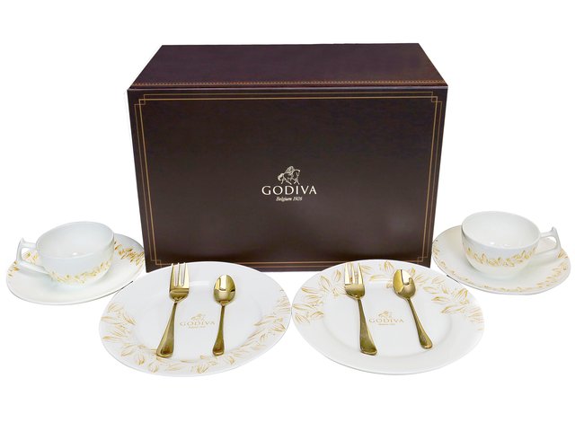 花店附加禮物 - Godiva 高級餐桌套裝 - LY0227B7 Photo